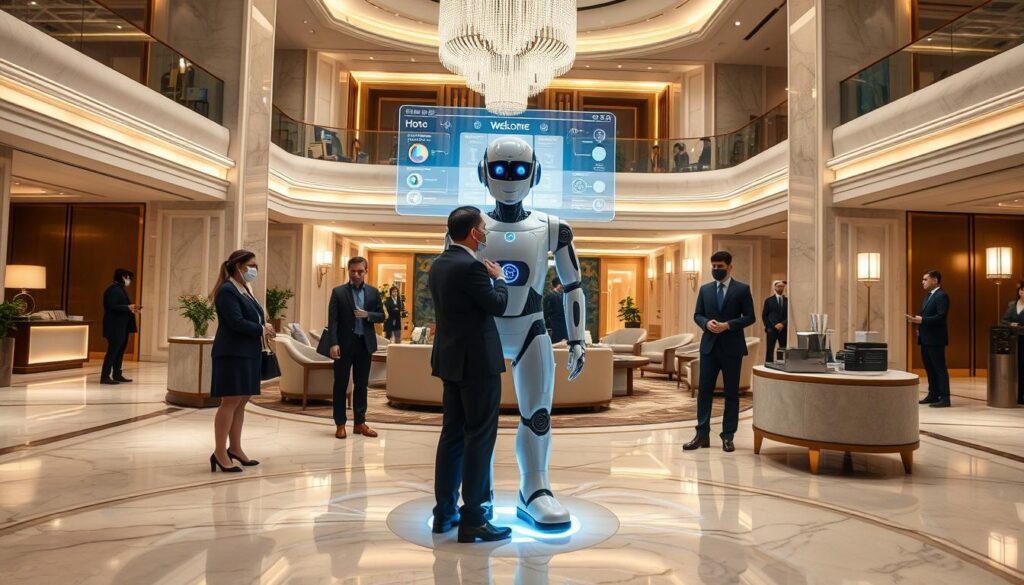 Enhanced guest experiences through AI chatbots in hotels