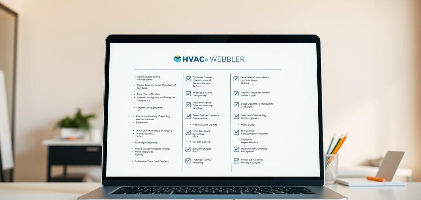 HVAC SEO checklist