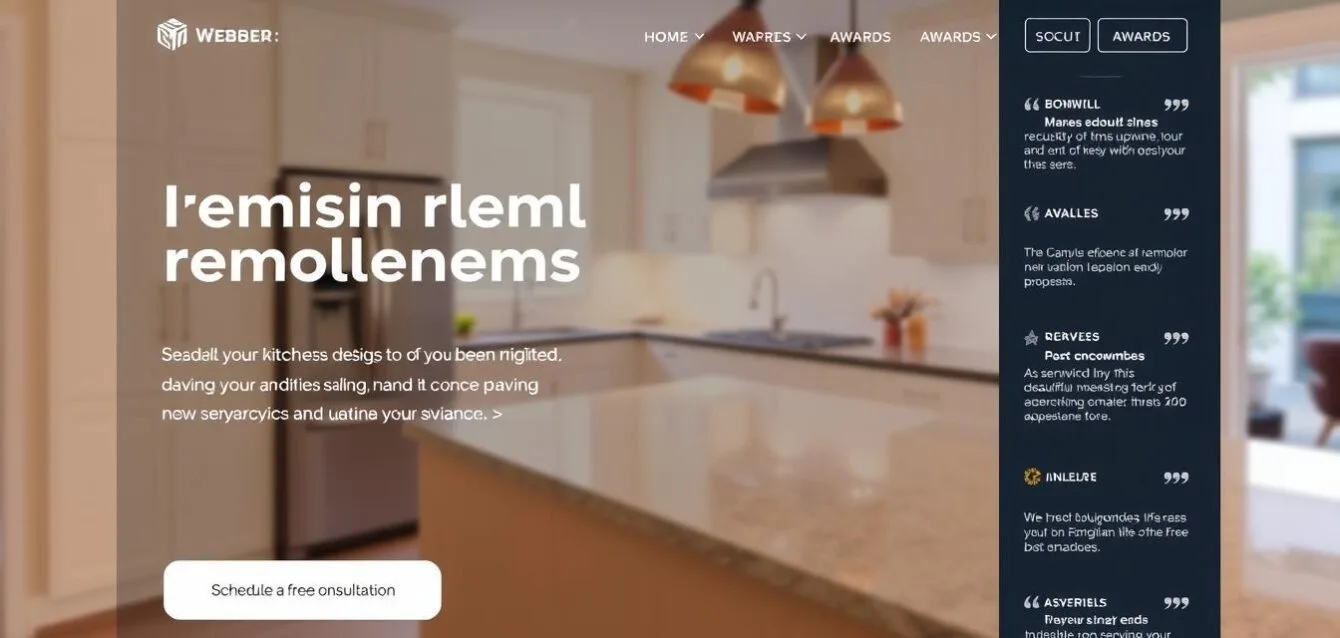 High-converting landing pages for remodeling businesses