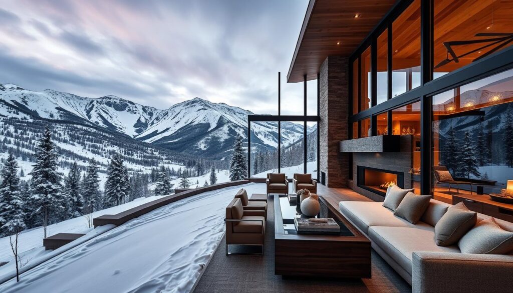 Luxury mountain estate in Aspen with contemporary architecture Luxury mountain estate in Aspen with contemporary architecture