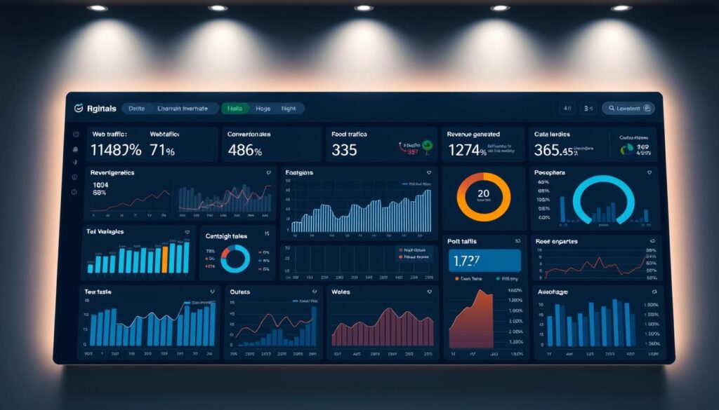 ROI tracking dashboard for digital marketing