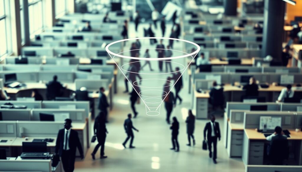 human behavior in funnels