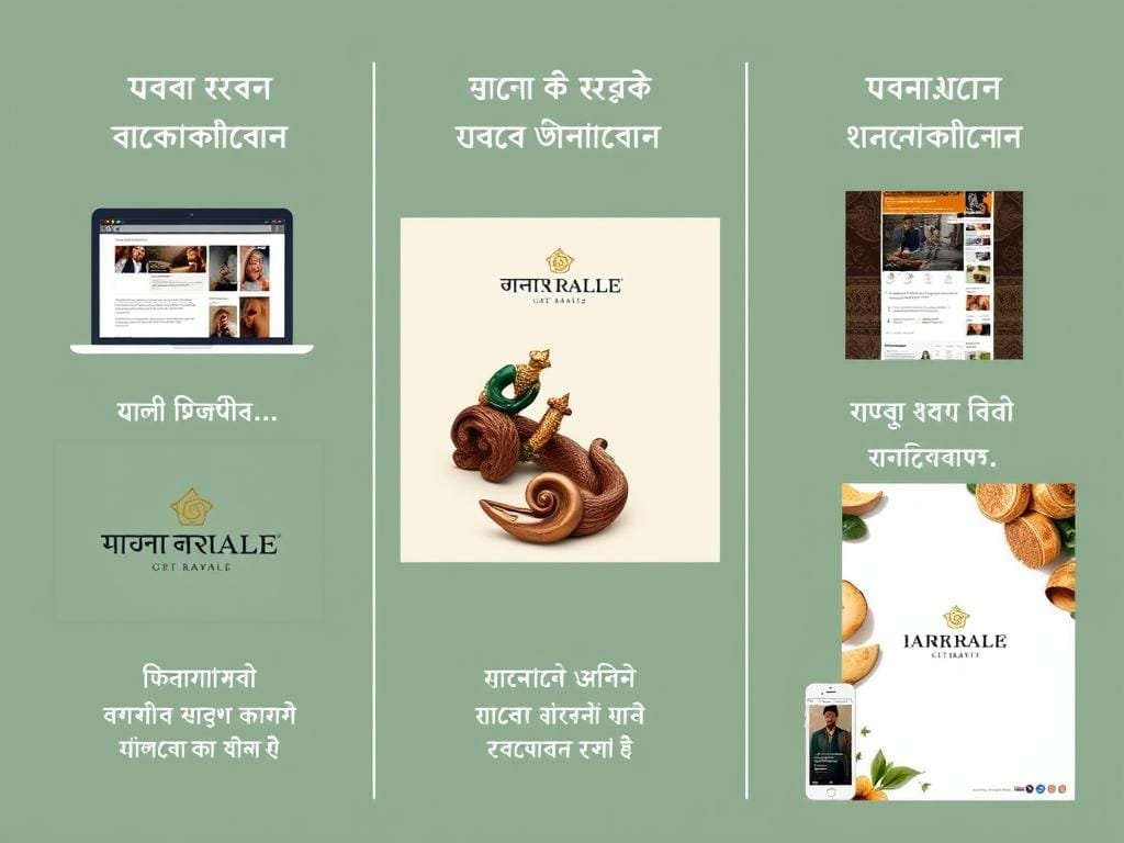 Bengali language digital marketing content for Kolkata brands