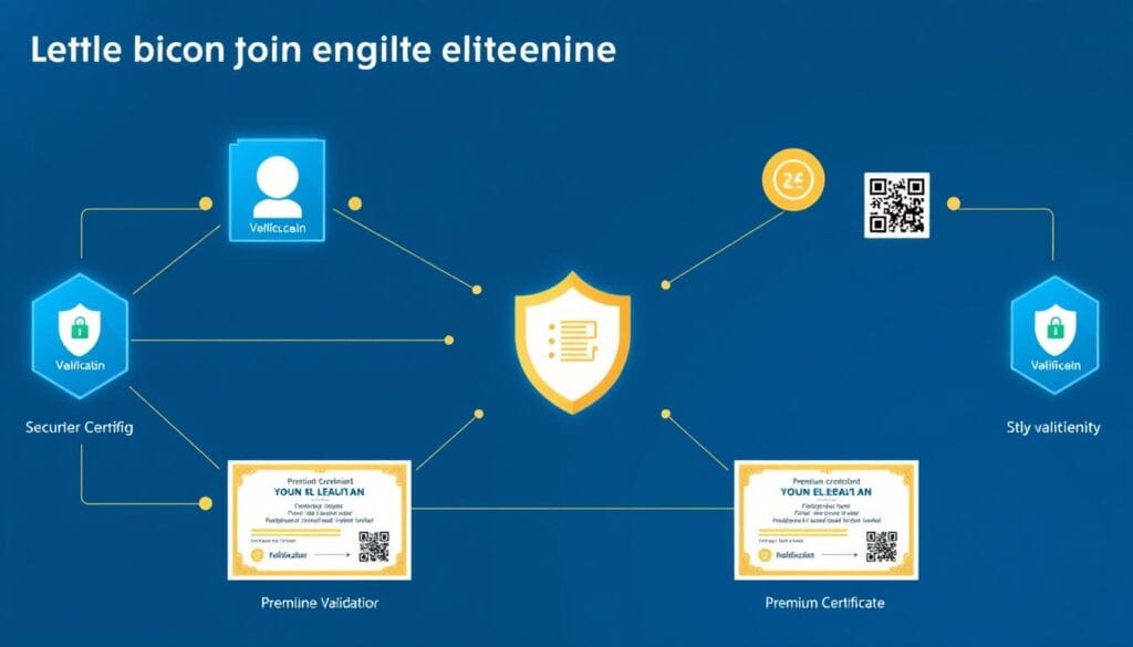 Blockchain-based digital credential verification system