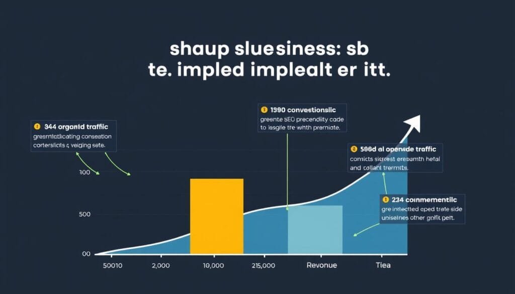Business growth chart showing results after implementing SEO strategies in Kolkata
