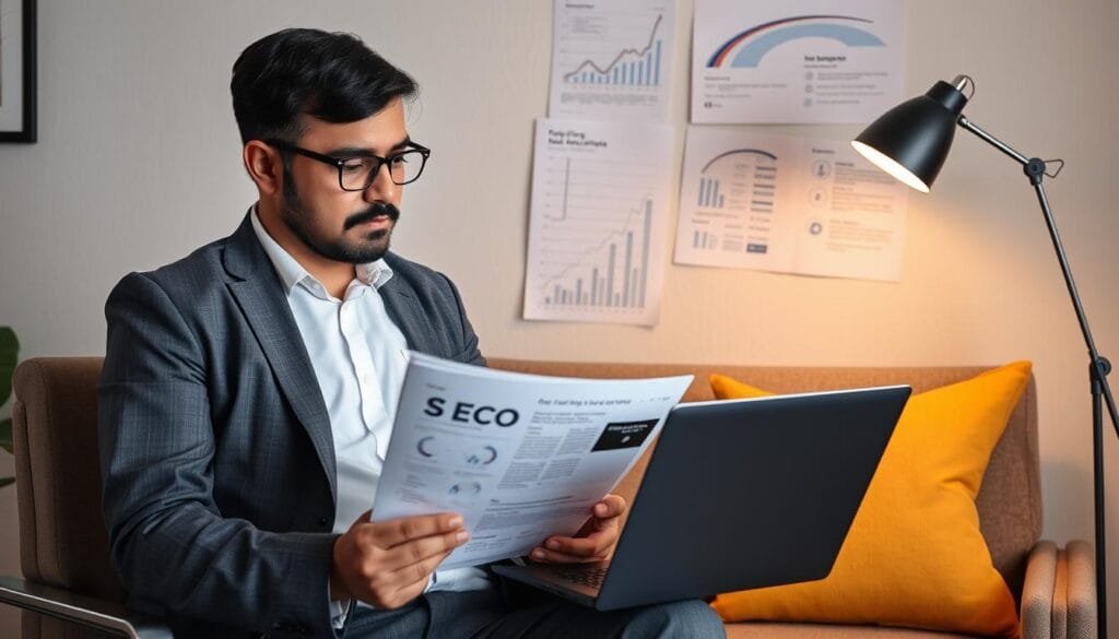 Business owner evaluating SEO agencies in Siliguri