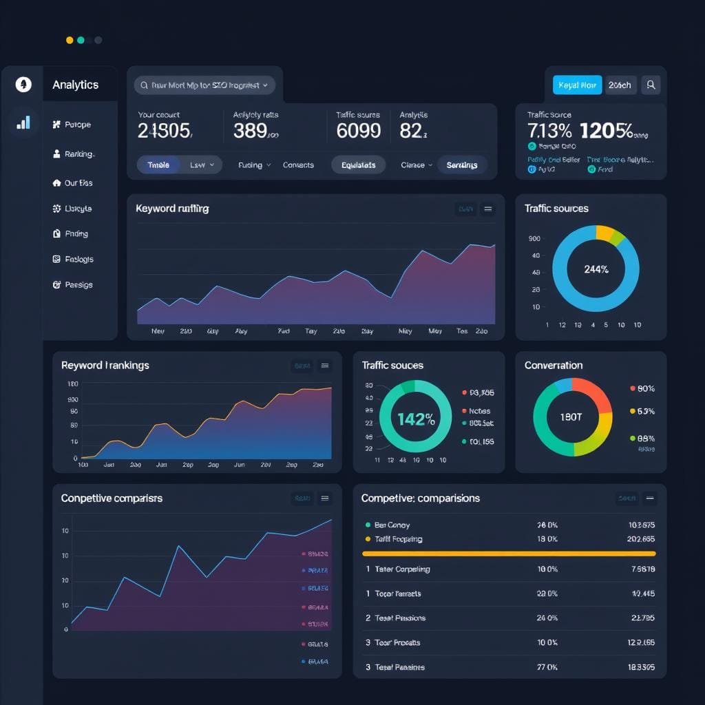 Comprehensive SEO reporting dashboard for Siliguri business
