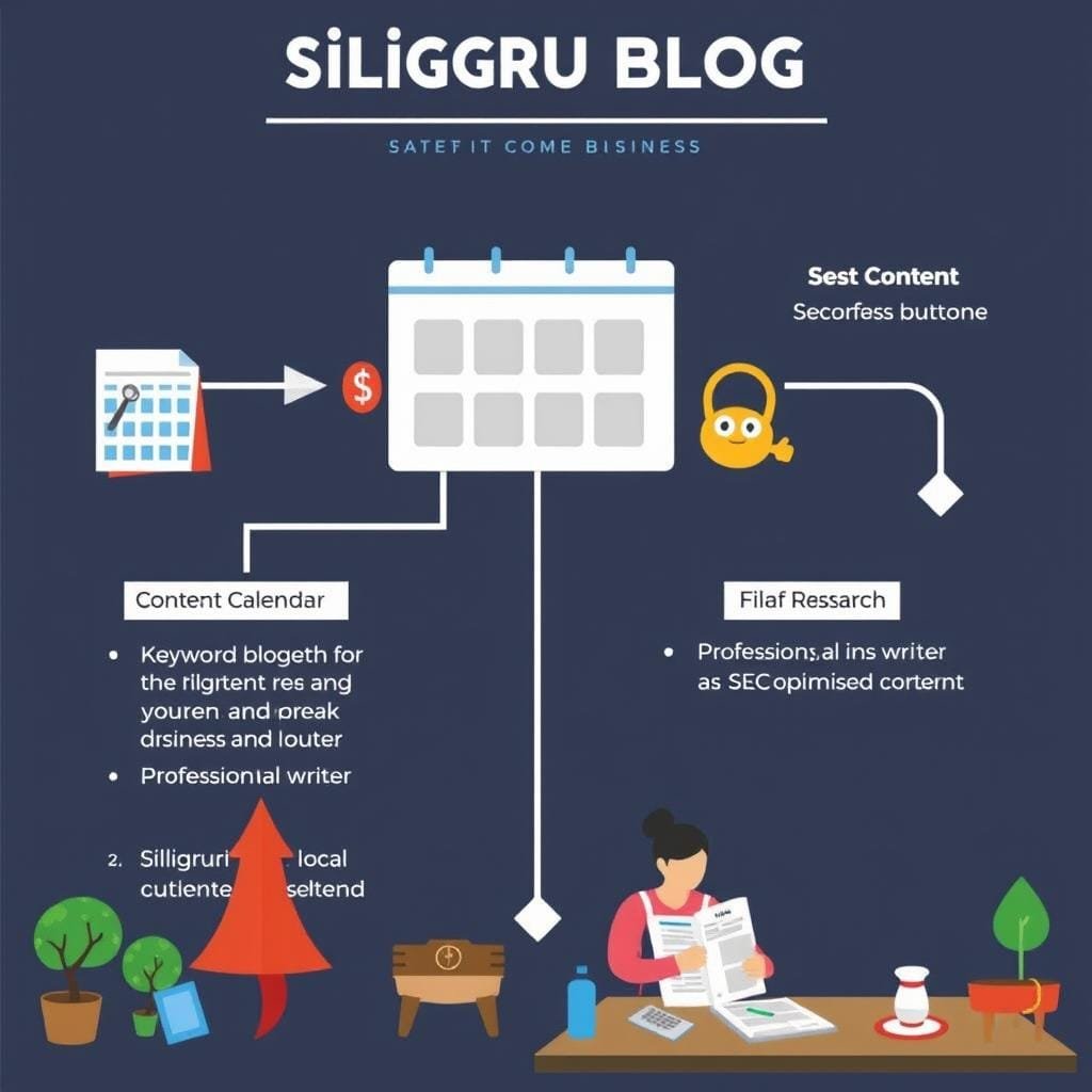Content creation process for Siliguri business blog