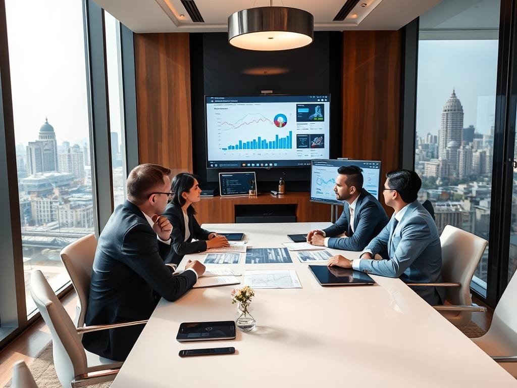 Digital Marketing Agency in Mumbai team meeting with luxury brand executives