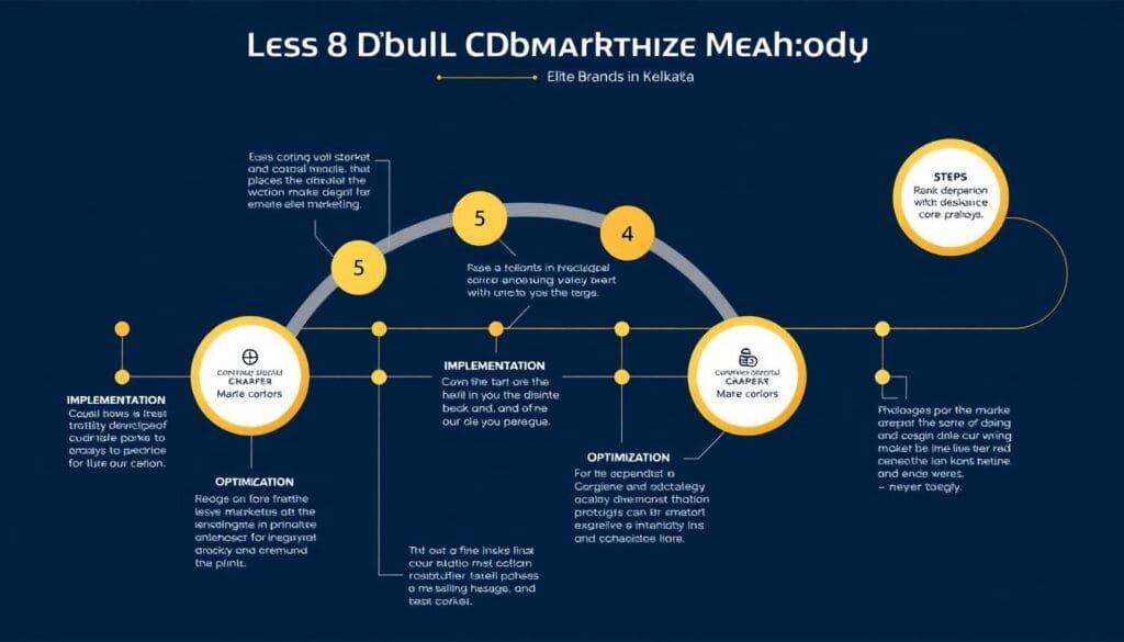 Elite Brands digital marketing methodology flowchart for Kolkata luxury brands