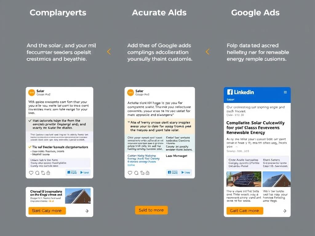 Example of compliant paid advertising for solar companies