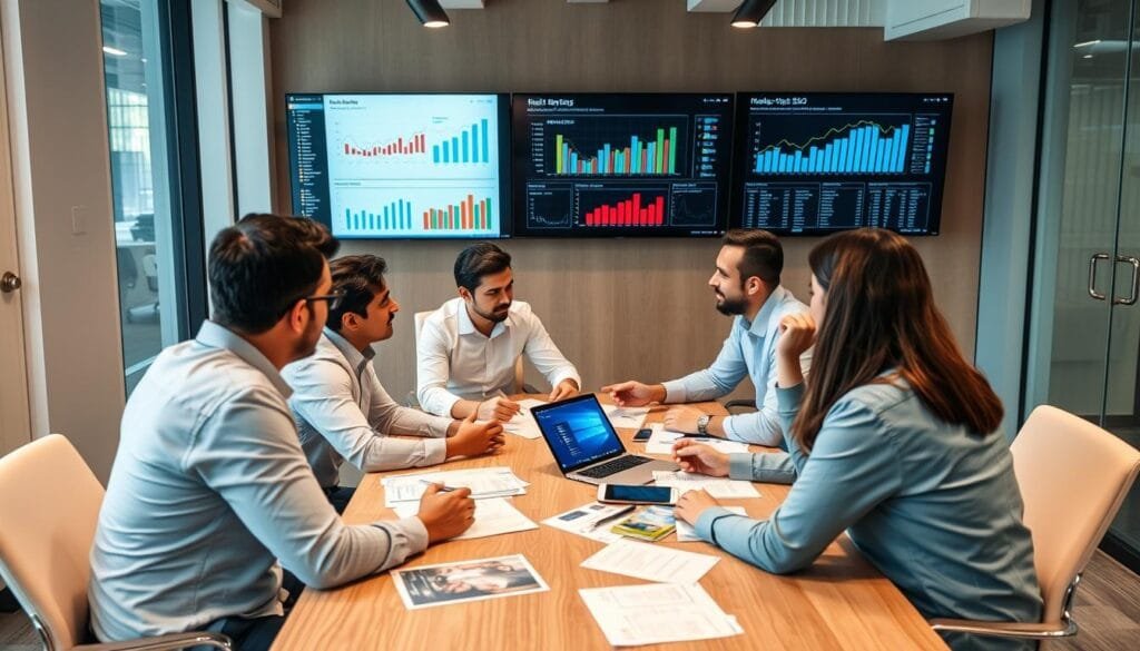 Face-to-face meeting between business owner and SEO Agency in Kolkata team