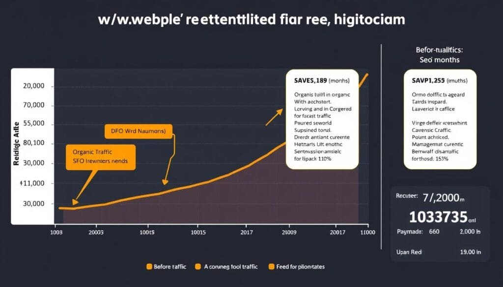 Graph showing 200% traffic increase for Siliguri hotel after SEO implementation