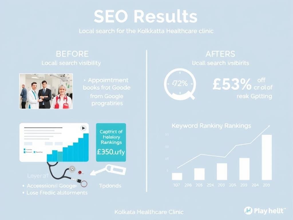 Kolkata healthcare clinic SEO performance improvement