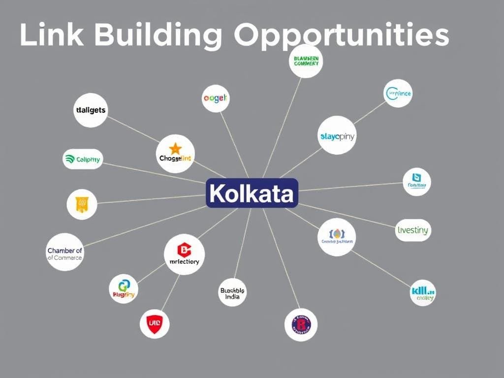 Local link building network map for Kolkata businesses