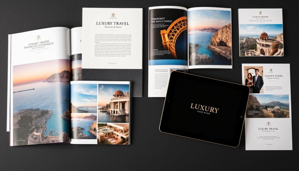 Luxury travel marketing campaign across multiple premium channels Luxury travel marketing campaign across multiple premium channels