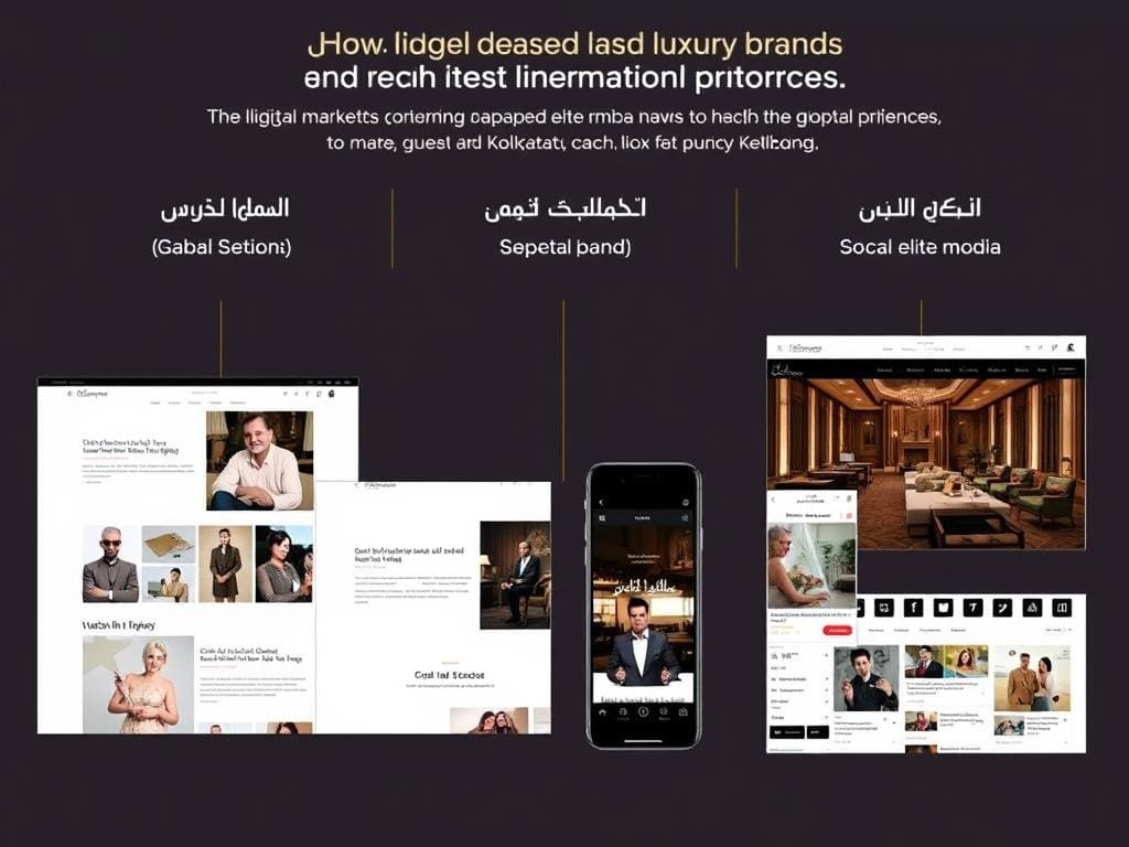 Multilingual digital marketing content for global luxury audience from Kolkata