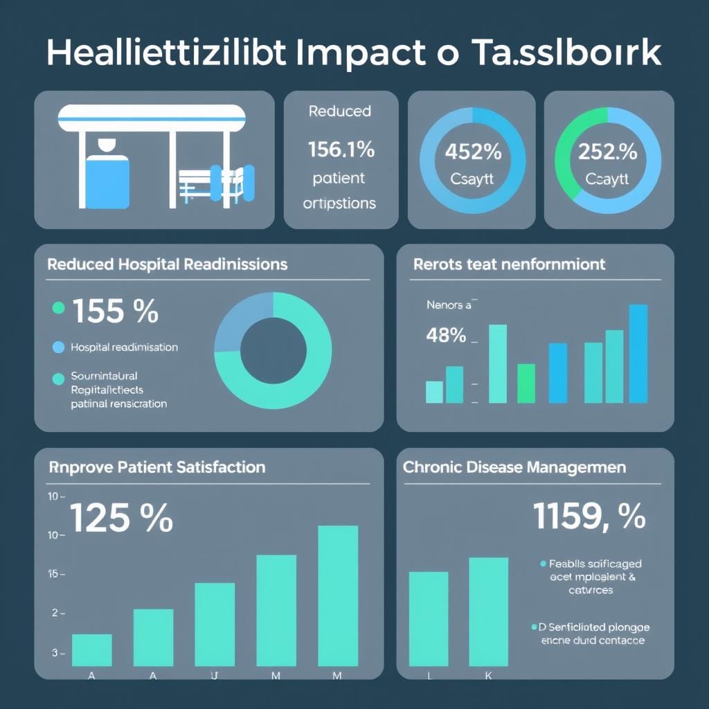 Patient impact metrics showing improved healthcare outcomes