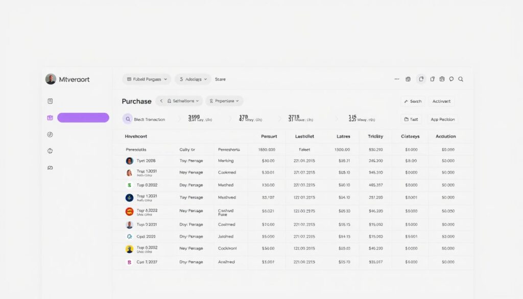 purchase history
